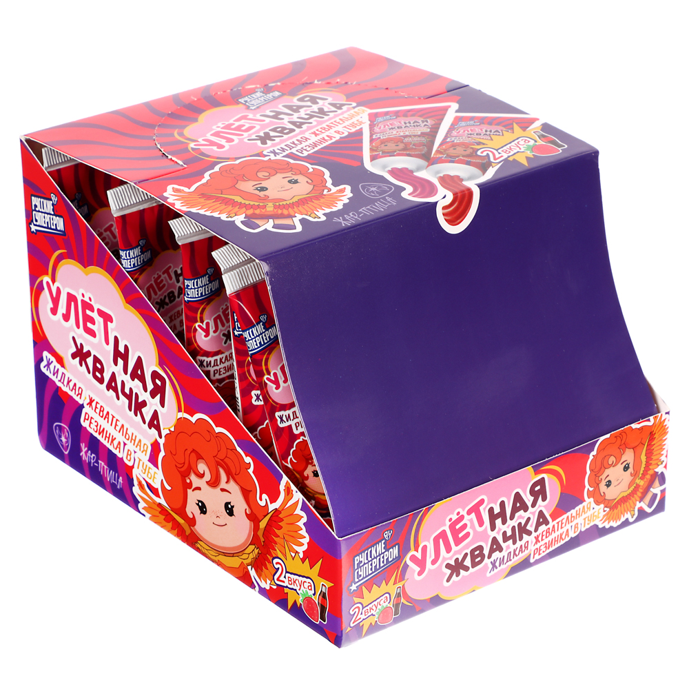 BY Русские Супергерои Жидкая жевательная резинка в тубе 20 гр. - #5