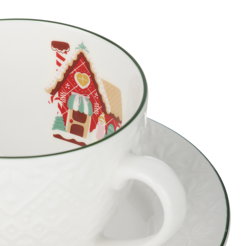 MILLIMI Чайная пара, 240мл, зеленая отводка, 2 предмета - #4