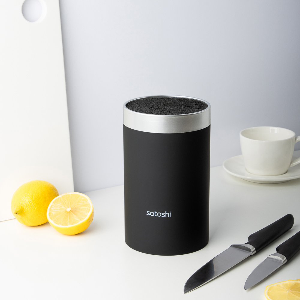 SATOSHI Меко Подставка для ножей d11х18см, полипропиленовые разделители - #6