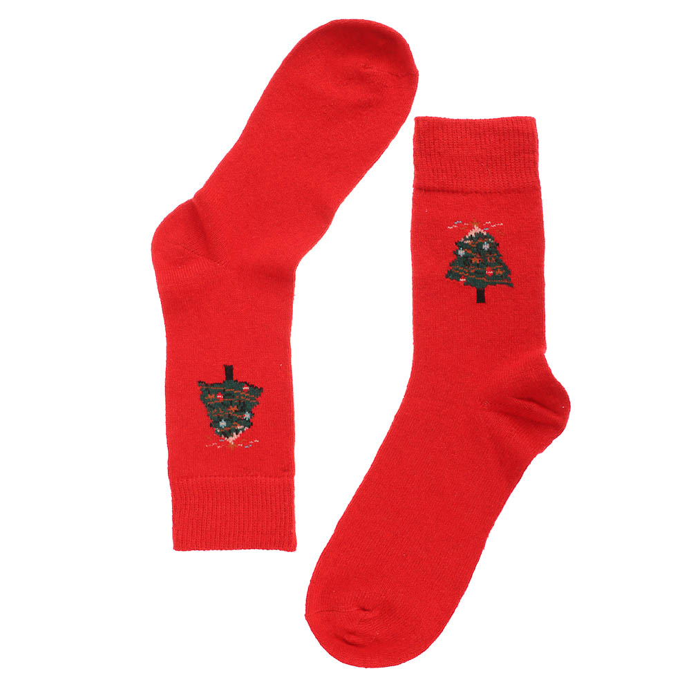 Носки женские "полушерсть" с рисунком, 65% полушерсть, 15% акрил, 10% спандекс, 10% эл, р. 36-39 - #3