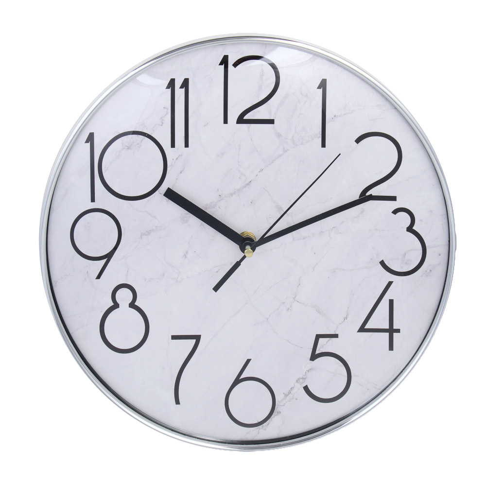 LADECOR CHRONO Часы настенные, круглые, 30,2x30,2x4,8 см, пластик - #1