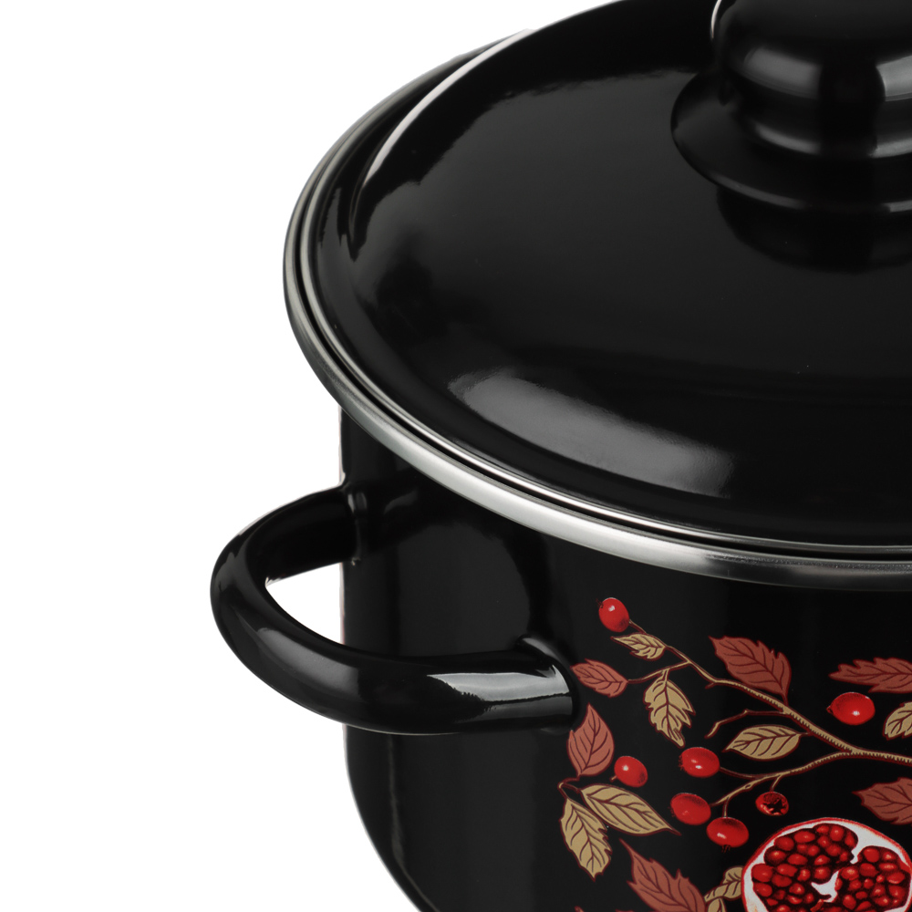 Гранат Кастрюля эмалированная 3л, индукция - #3