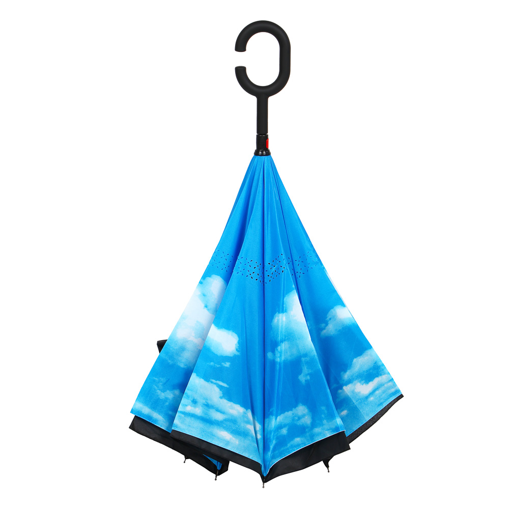 Зонт реверсивный, 3 дизайна - #5