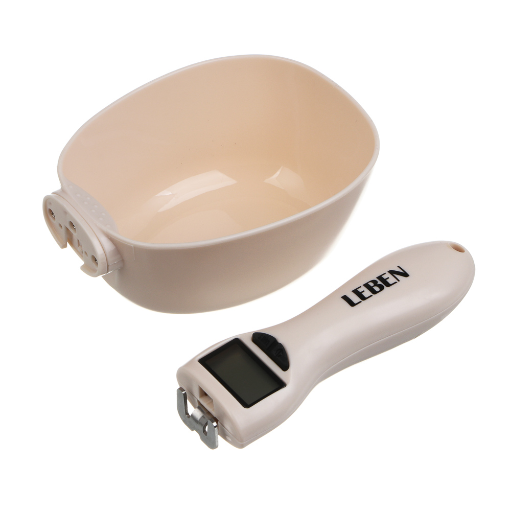 LEBEN Весы-ложка электронная, чаша 300мл, точность 1гр, LED дисплей, CR2032 (в компл.) - #6