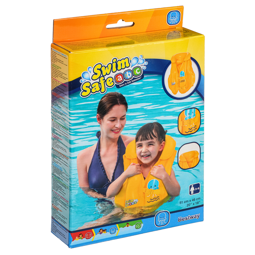 Жилет для плавания Bestway "Swim Safe", 51х46 см - #6