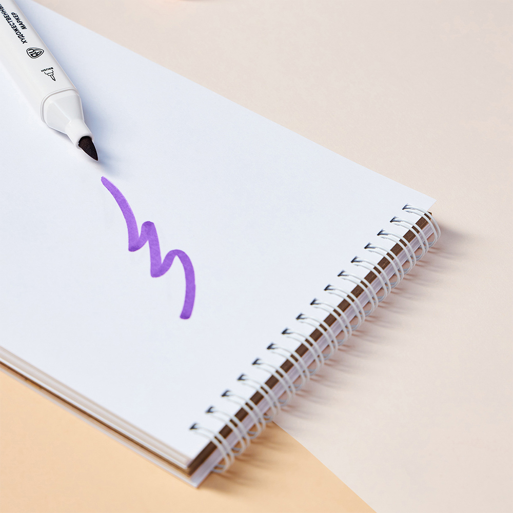 BY Русские Супергерои Маркеры худож., 36цв., 2-стор. (круг./кисточка), коробка-подставка на магните - #18