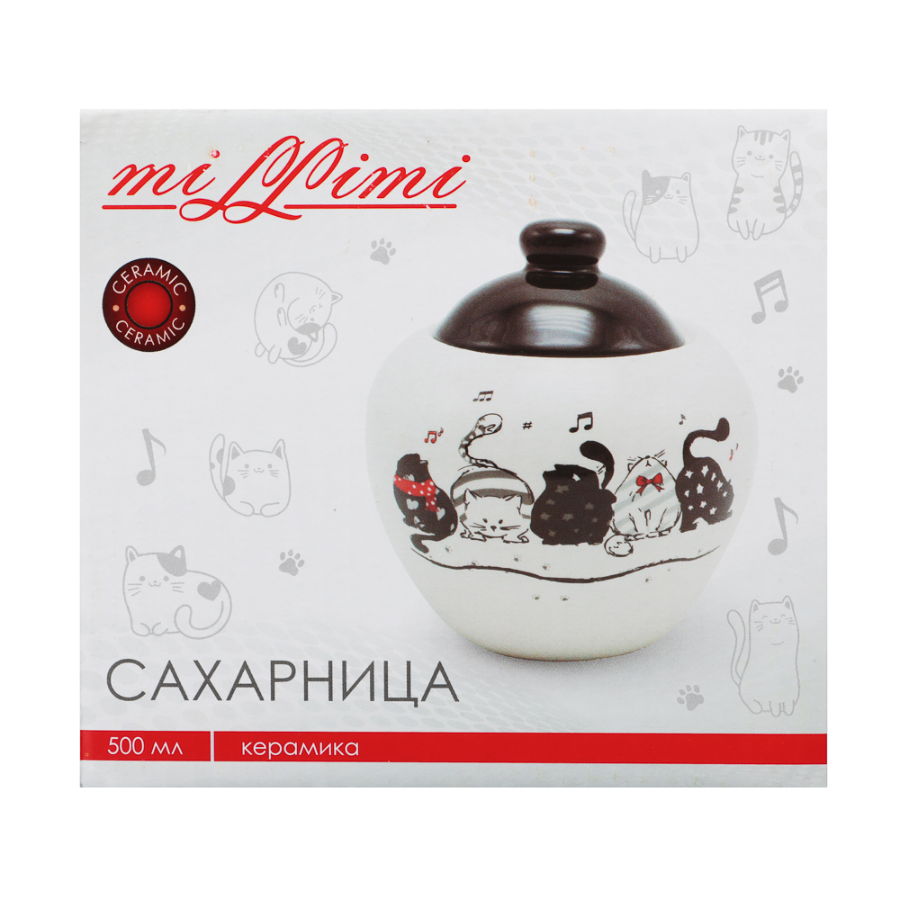 MILLIMI Хвостатые друзья Сахарница, 500мл, керамика - #6