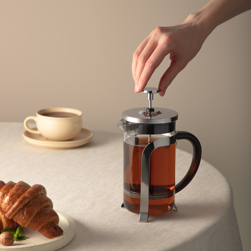 SATOSHI Орлеан Френч-пресс 600мл, жаропрочное стекло - #11