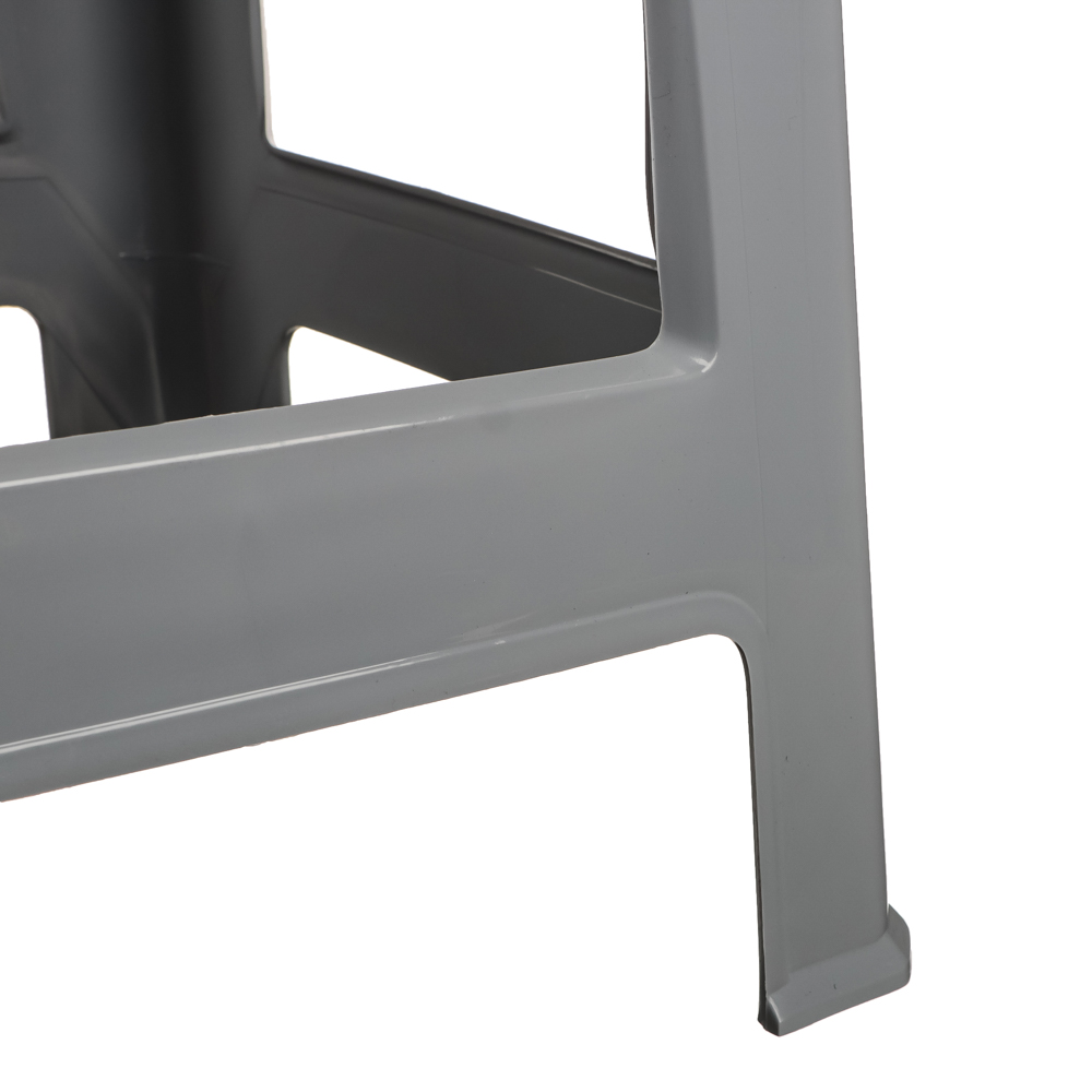 Табурет 35,5х35,5х46см, пластик, серый - #5