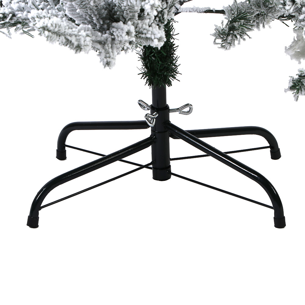 Ель искусственная с комбинированными заснеженными ветками ПВХ+ПЭ, 180см, 516 веток - #3