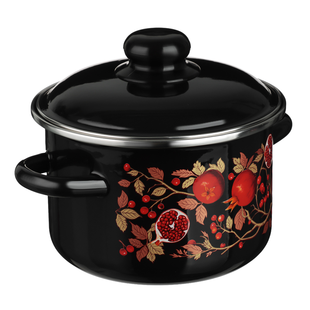 Гранат Кастрюля эмалированная 2л, индукция - #2