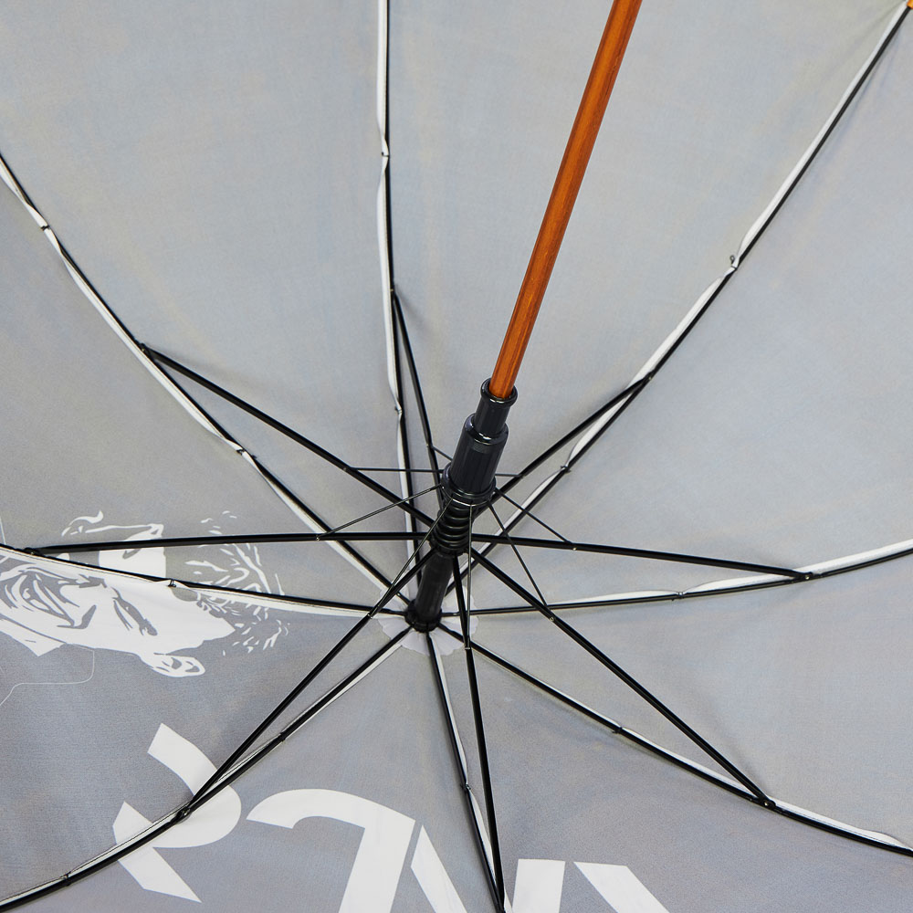 Зонт-трость "КИРЯ" универсальный, сплав, дерево, дюспо, длина 100 см, 8 спиц, 2 дизайна - #8