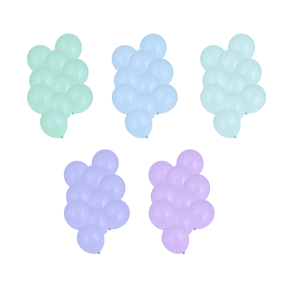 Набор воздушных шаров тм Fntastic, цвет пастель, 10 шт, 12", 5 цветов - #1