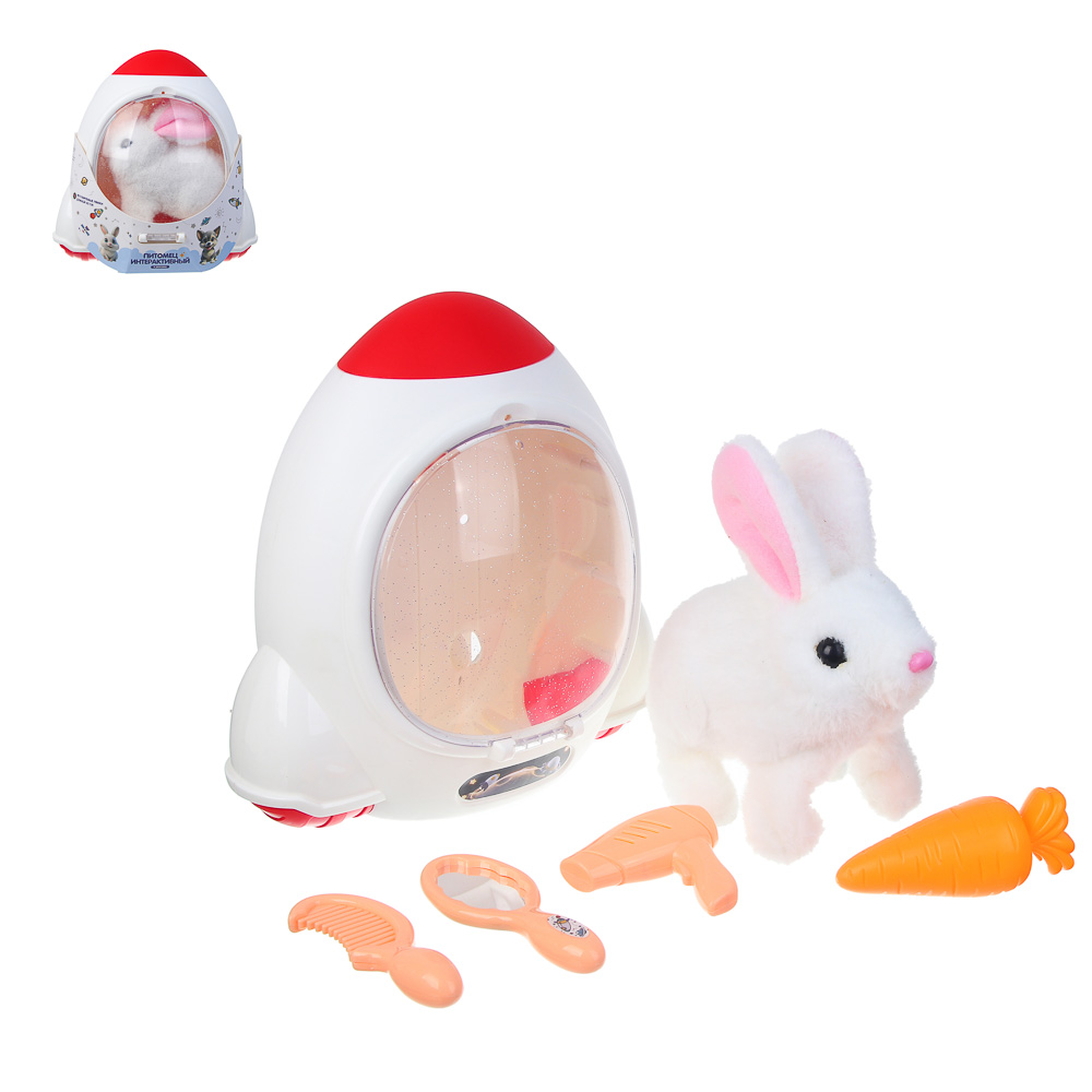 ИГРОЛЕНД Питомец интерактивный в рюкзаке, 2хАА, PVC, PP, ABS, полиэстер, 22х11,5х22,5 см, 2 диз - #1