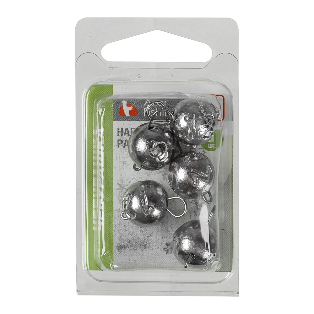 Набор чебурашек разборных тм AZOR FISHING,5шт,4г,6г,8г,10г,12г,14г,16г,18г,20,24г,10 видов - #12