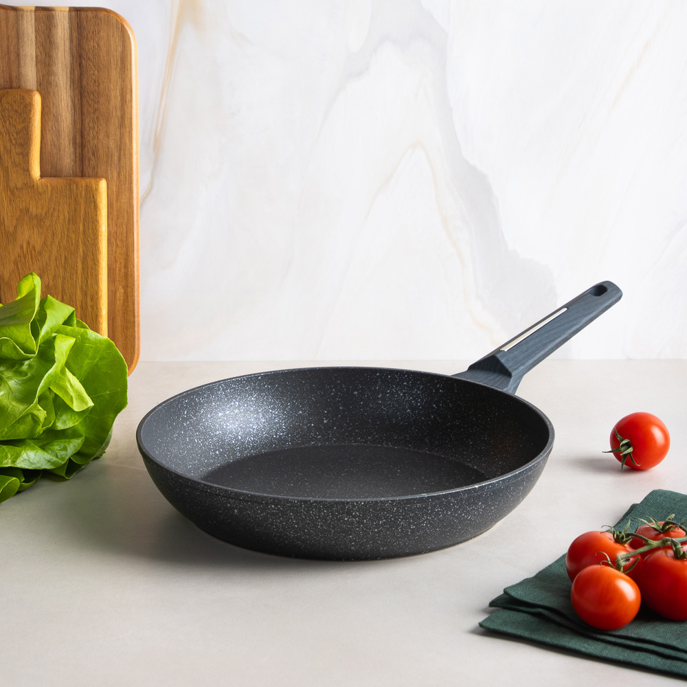 SATOSHI Гардан Сковорода литая d26см, антипригарное покрытие мрамор, индукция - #11