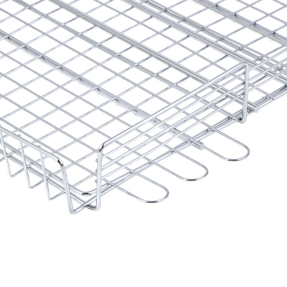 Решетка-гриль хром. тм GRILLBOOM, 56х(23х30х4) см, веер 20х30 см - #8