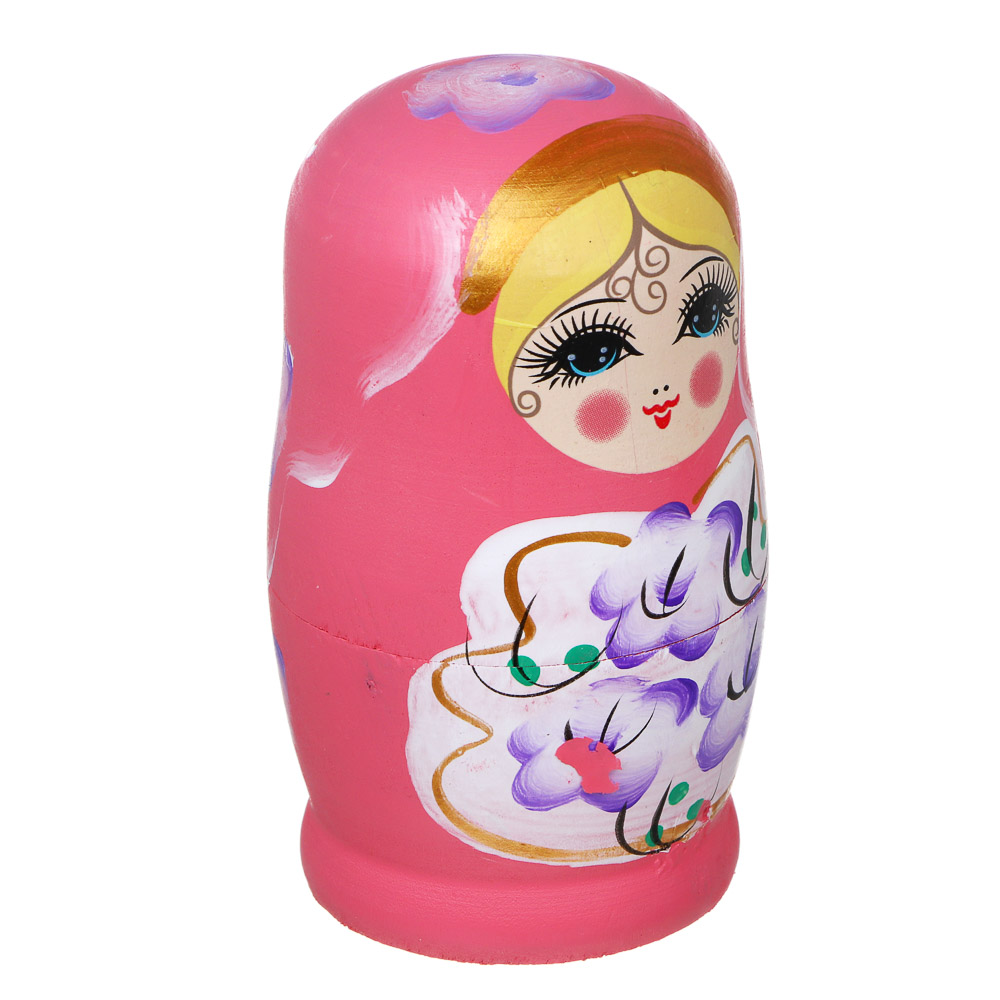 Матрешка 5шт., дерево, 11,5х5,5см, 5 дизайнов - #3
