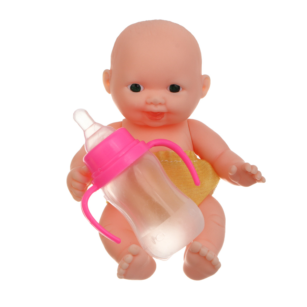 Пупс 12 см в ванночке с аксессуарами, PVC, PP, тм ИГРОЛЕНД - #6
