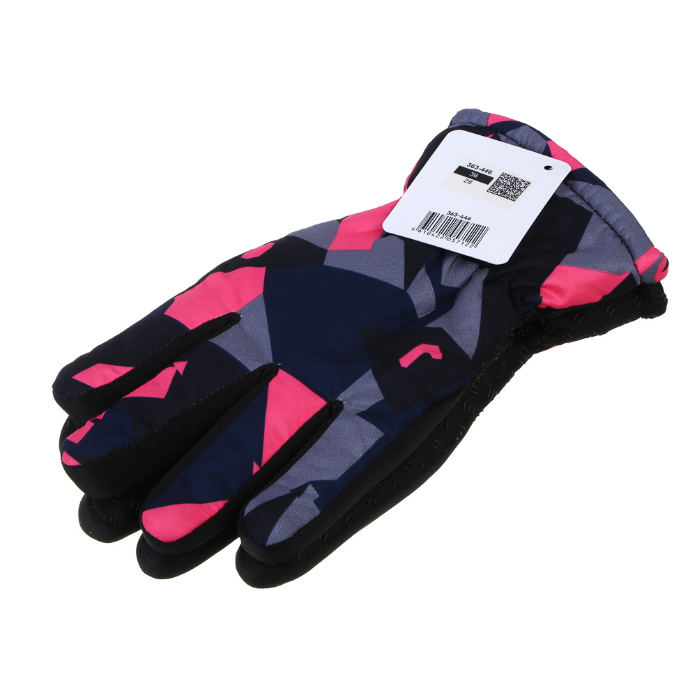 GALANTE Перчатки подростковые утепленные, р.16, 100% полиэстер, разноцветные, ОЗ25-30 - #6