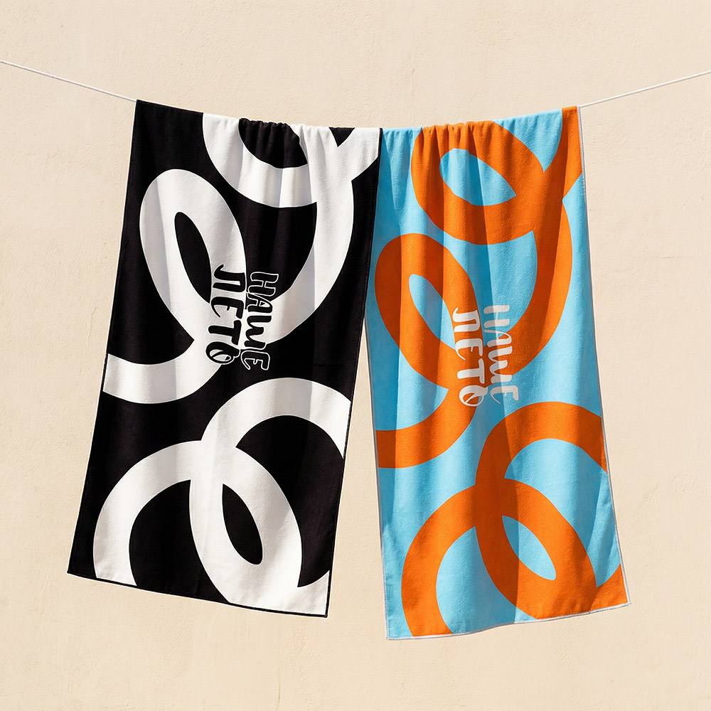 Полотенце пляжное тм PROVANCE Саммер 70х150см, 100% полиэстер, Наше лето, 6 дизайнов - #7