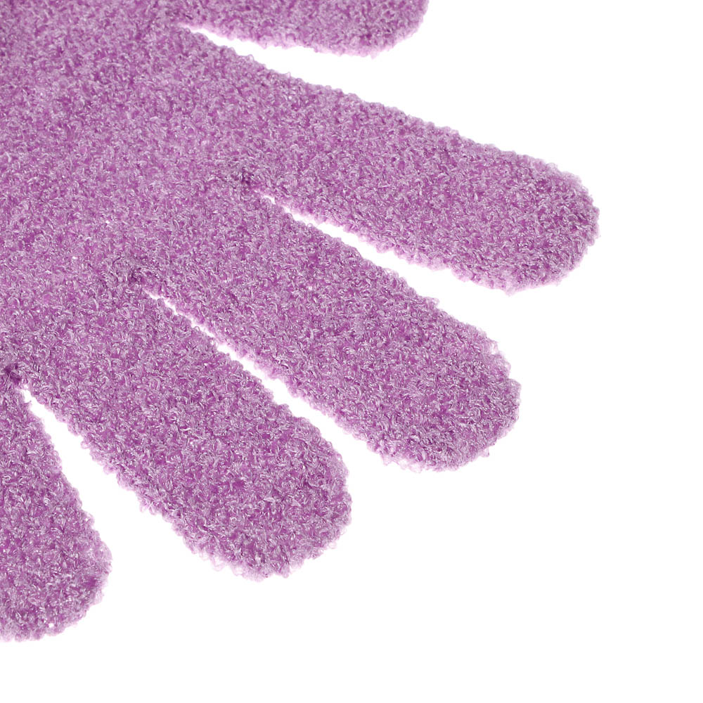 Мочалка перчатка тм ЮL с отшелушивающим эффектом, полиэстер, 18см, 5 цветов, МС24-06 - #9