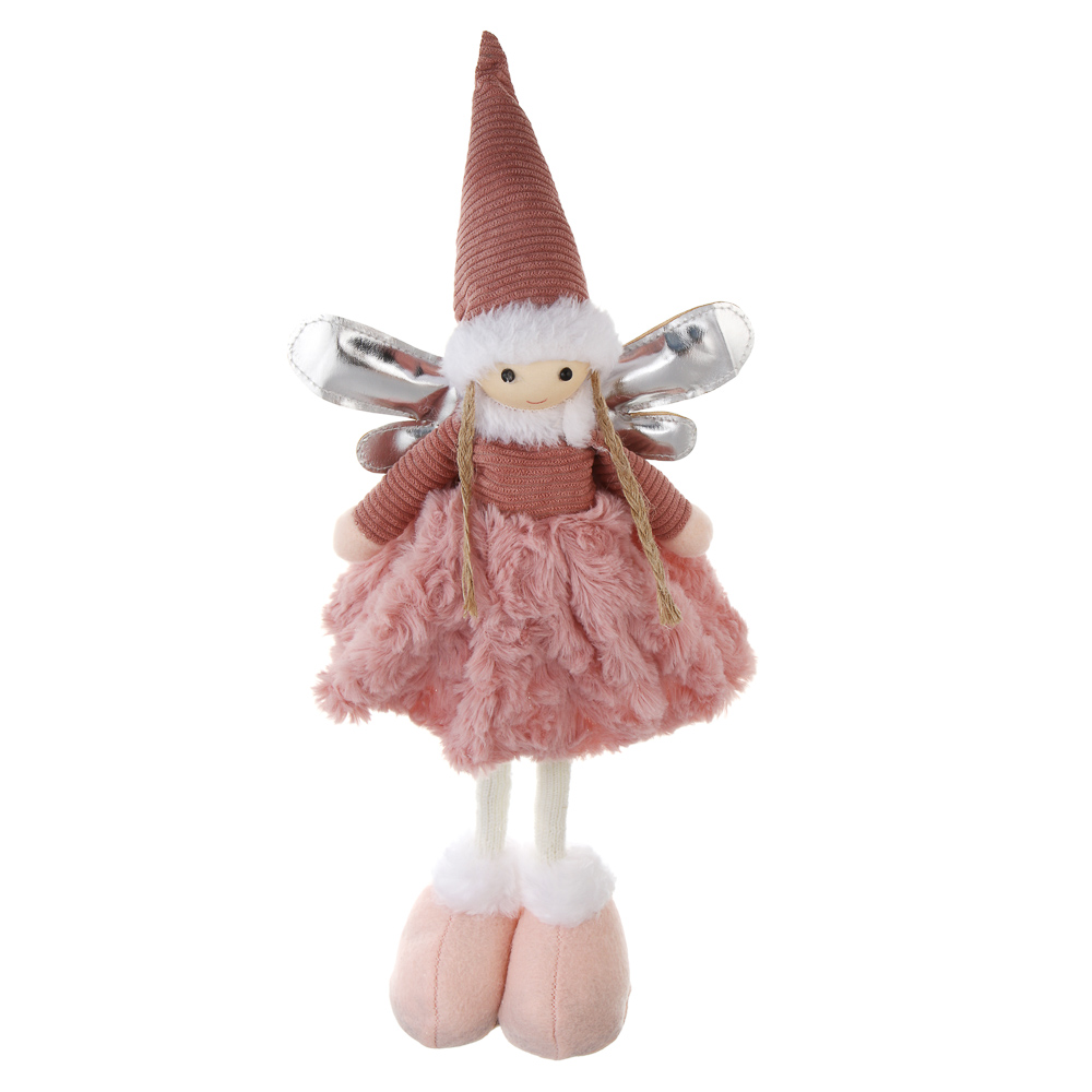 СНОУ БУМ Сувенир Ангелочек 40 см, полиэстер, красный - #1