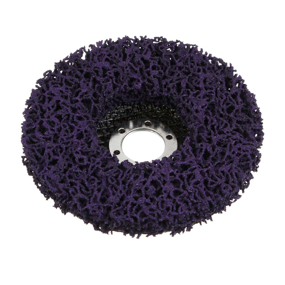 ЕРМАК Диск коралловый зачистной 125мм для УШМ, п.кв. 22 мм, толщина 14мм, фиолетовый, высокая жестк. - #3