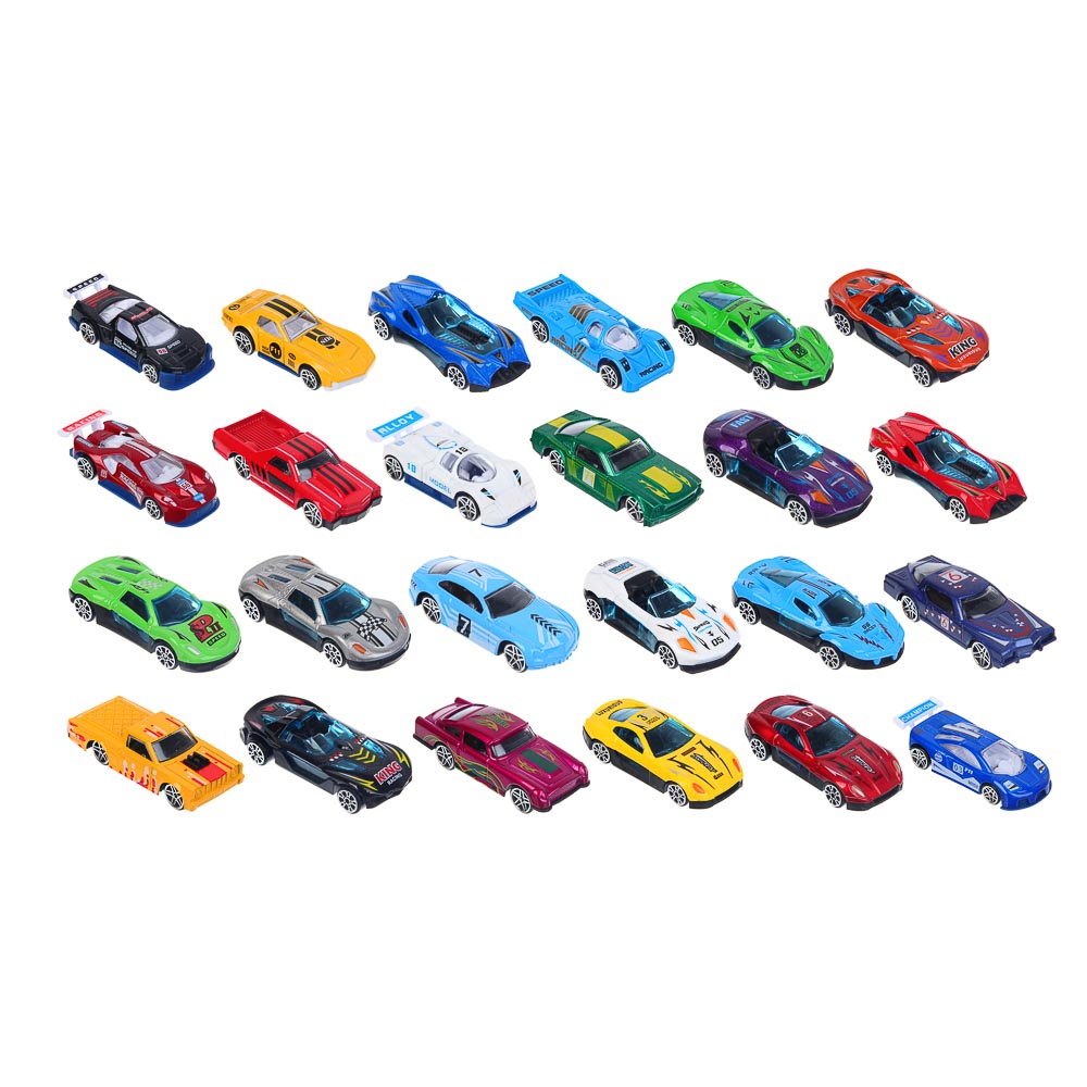 ИГРОЛЕНД Машинка "Супер скорость", металл, РР, 10,9х13 см, 24 дизайна - #2