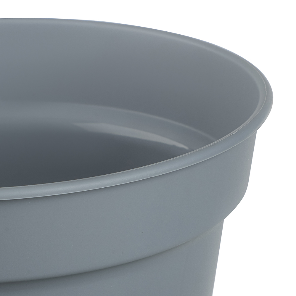 Горшок для цветов Mint d150мм, 1,2л с поддоном, серый - #3