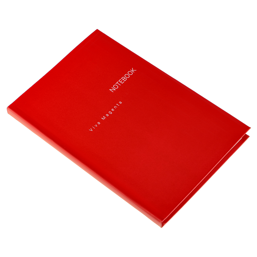 Записная книжка А6+, 105х165мм, 80л., гибкая интегр.обложка, цвет "Вива Маджента", блок 80гр, бумага - #2