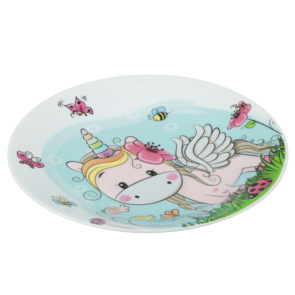 Набор посуды 3пр, тм MILLIMI Единорог, фарфор - #3