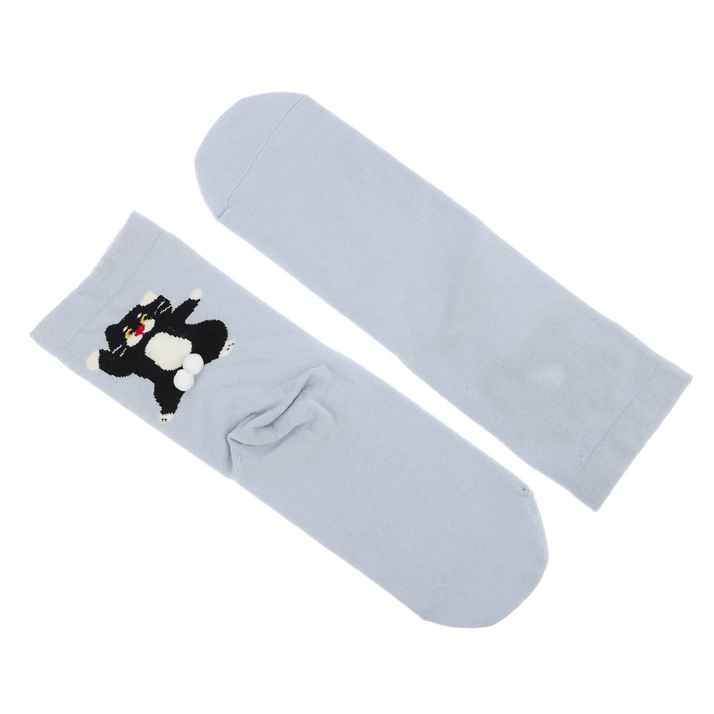 Носки универсальные с декором, тм Turkan, р. 36-41, 90%хлопок, 8% п/а, 2%лайкра,разноцветные, R0326 - #3