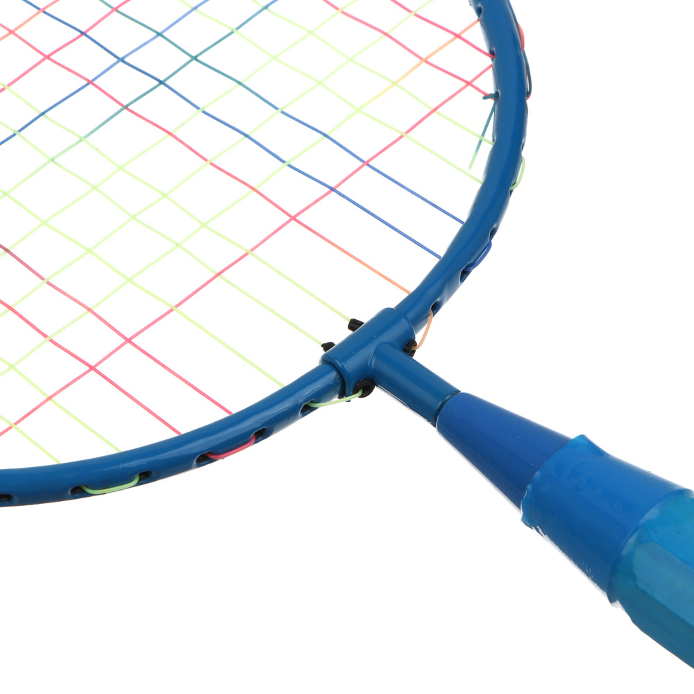 Набор для бадминтона для детей, тм BY SPORT, 2 ракетки, 2 волана, 1 мяч, пластик, 2 цвета - #5