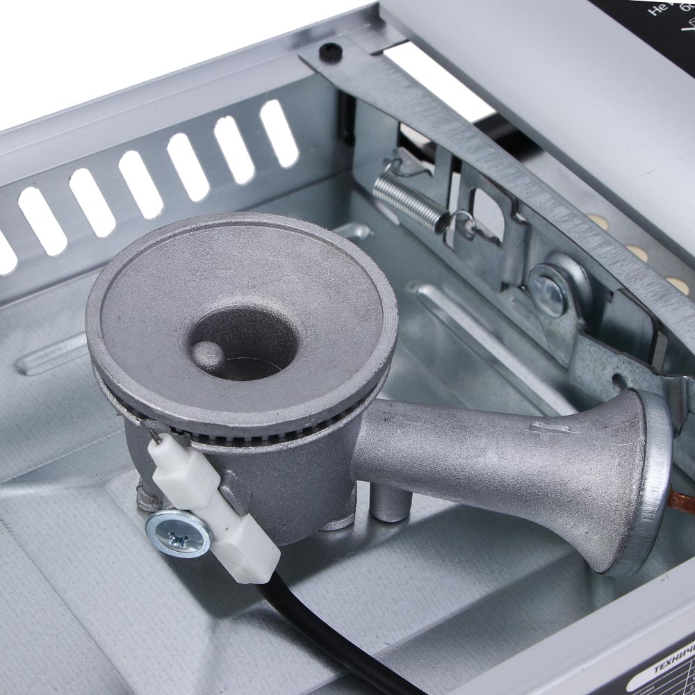 ЕРМАК Плитка газовая с цанговым захватом, переходник, кейс, алюминий, 25х20х7,7см - #4