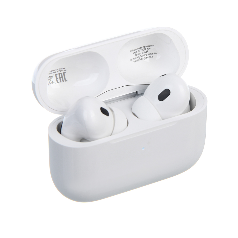 Наушники беспроводные TWS BY Space Pods Pro 2, внутриканальные, 25/200мАч, BT 5.4, белый - #3