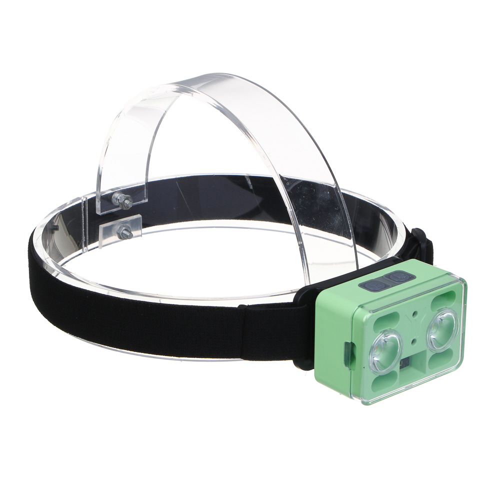 ЕРМАК Фонарь налобный XPG+XPE LED,7 режимов,1200мАч,38х64х41мм,пластик,красный свет,крепление,Type-C - #1