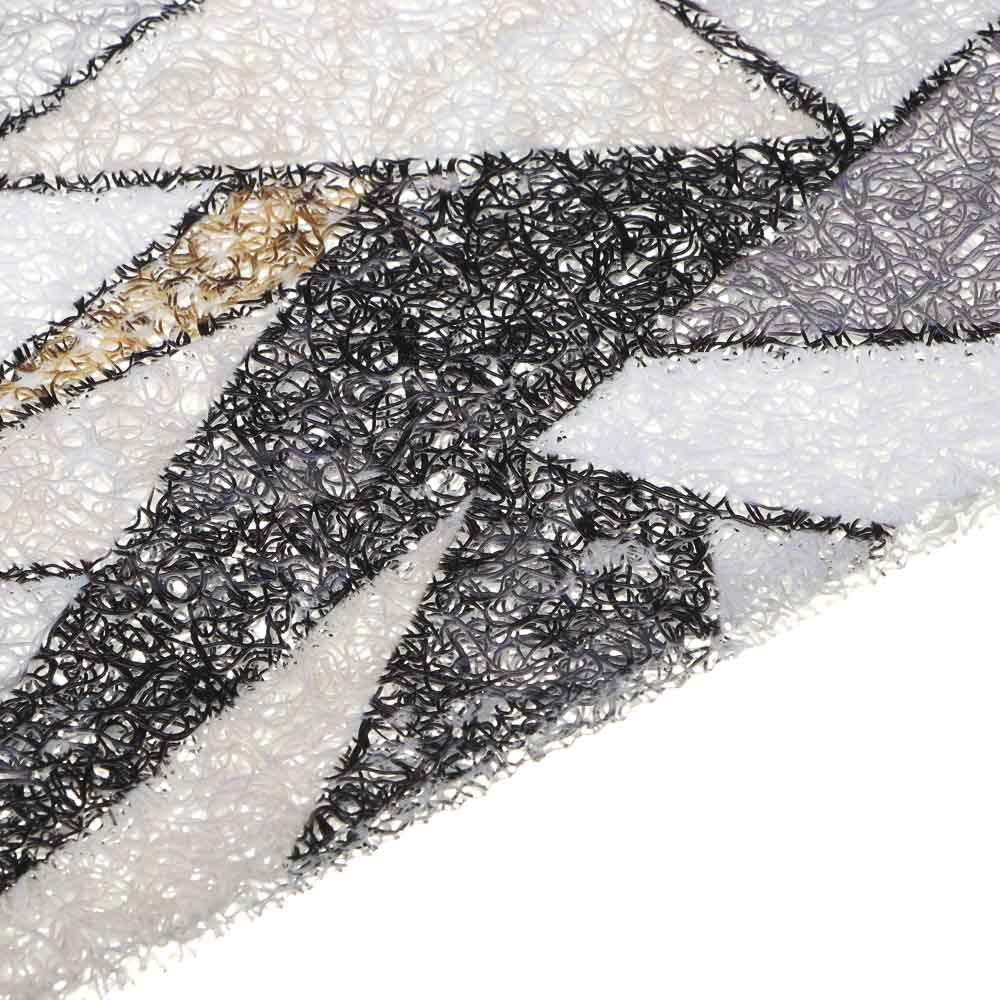 Коврик придверный тм VETTA Lapsha, ПВХ, 40х60 см, 2 дизайна, без резиновой подложки - #4