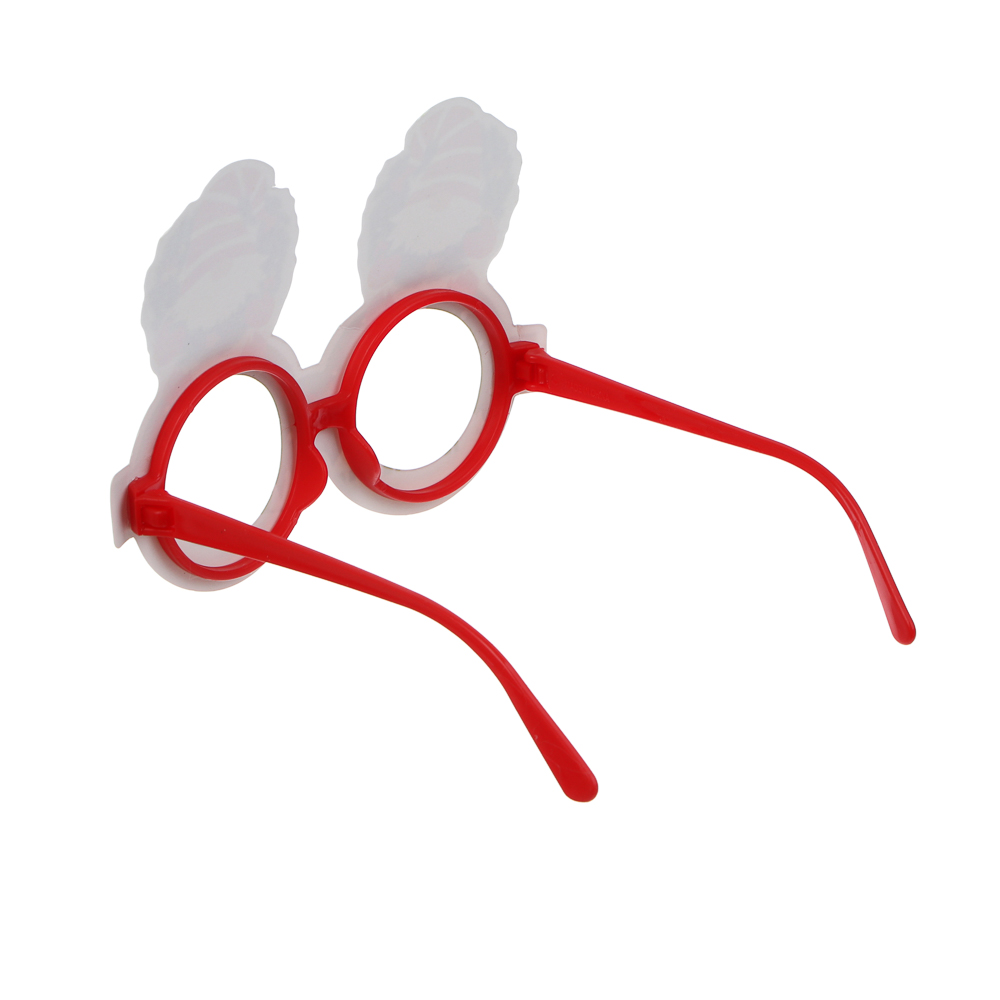 СНОУ БУМ Очки новогодние, пластик, картон, 14см, 6 дизайнов - #4