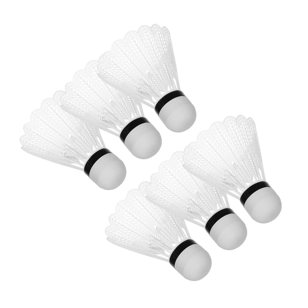 Воланы для бадминтона, тм BY SPORT, набор 6шт, в тубе, ПВХ - #1