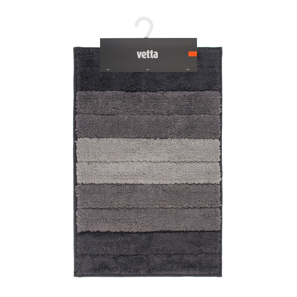 Коврик для ванной комнаты тм VETTA Gradient, микрофибра 600г + TPR 700г, 60x40см, 2 цвета - #5