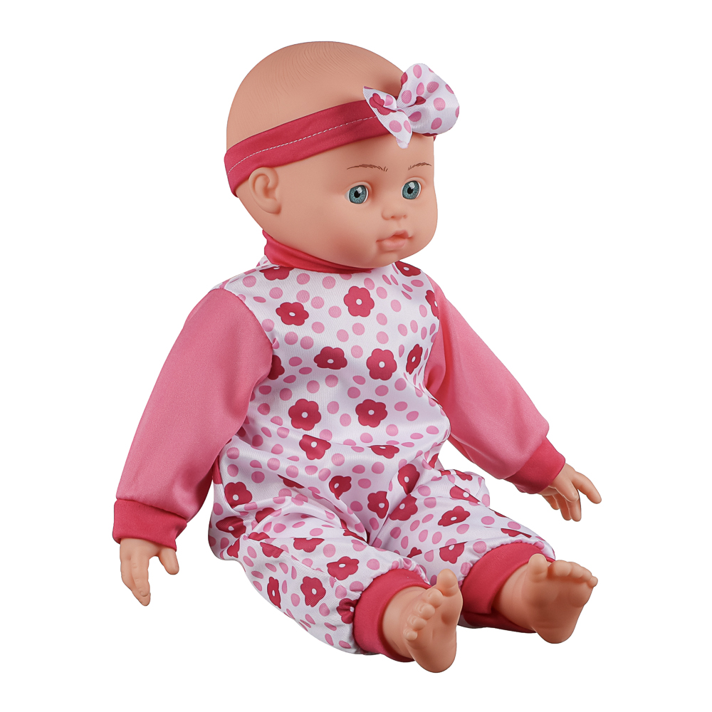 ИГРОЛЕНД Пупс мягкое тело, звук, 45 см, пластик, полиэстер, 3хAG13, 4 диз. - #12
