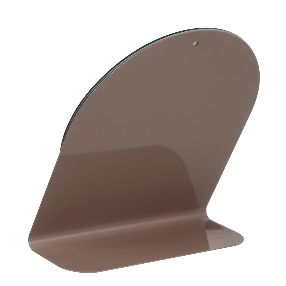 ЮНИLOOK Тинес Зеркало настольное на металлической подставке, железо, стекло 17х15х5,5см, беж - #3