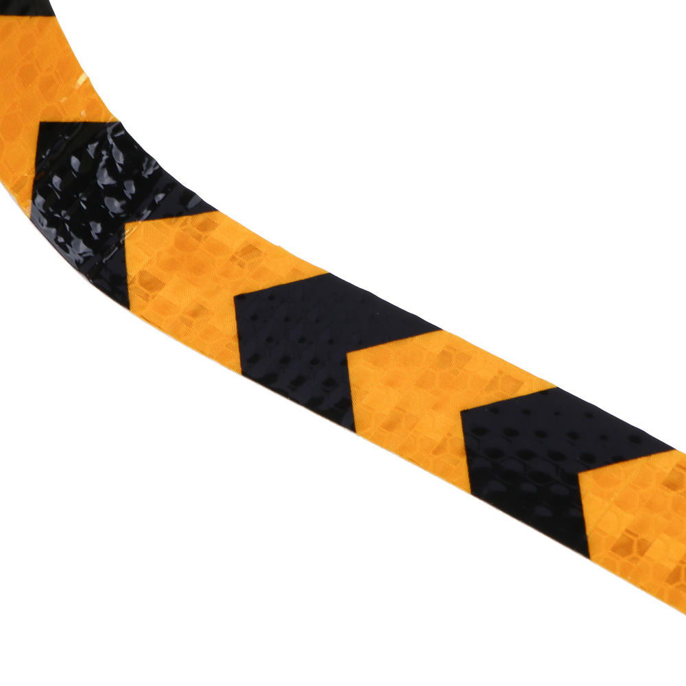 РОКОТ Лента светоотражающая 2см x 8м, черно-желтая - #4