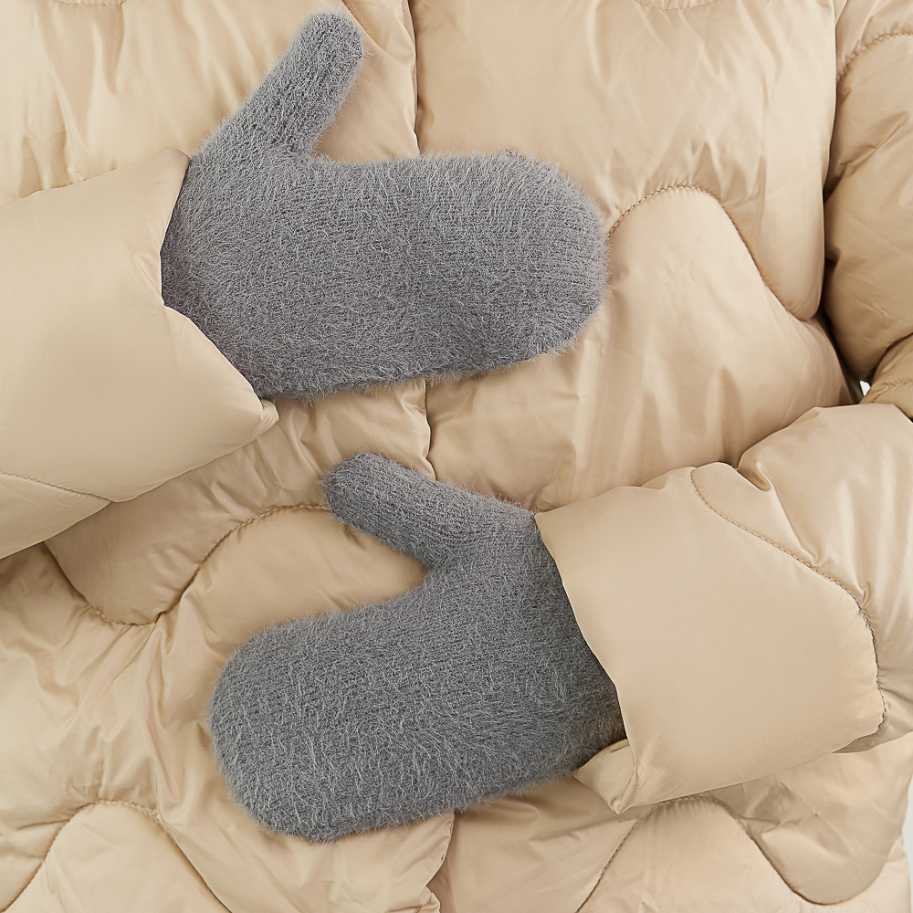 GALANTE Варежки женские с пушистой фактурой, р. 18-20, 4 цвета, СЗПВ24-37 - #7