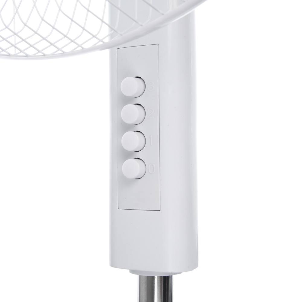 Вентилятор напольный тм LEBEN 45Вт, 3 скорости, диаметр 43см, 220в, белый - #5