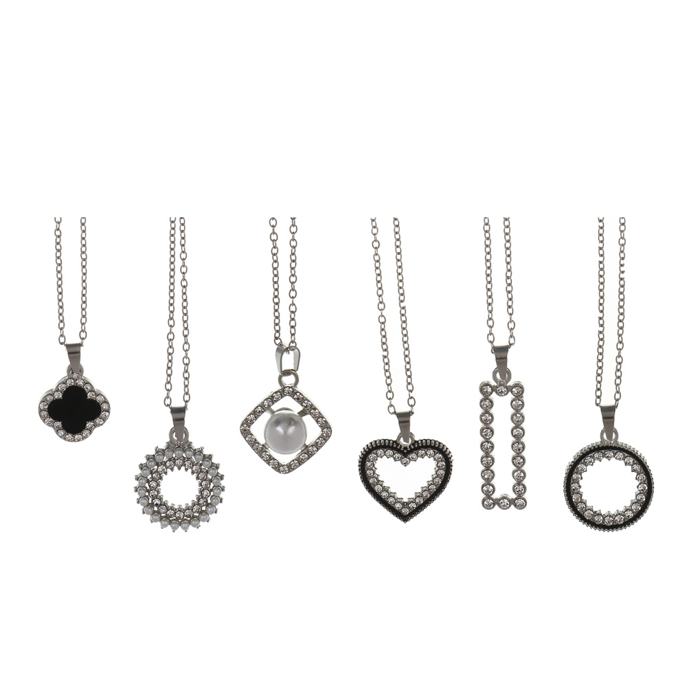 Цепочка с подвеской, 40 см, сплав, 6 дизайнов, БЖ25-31 - #2