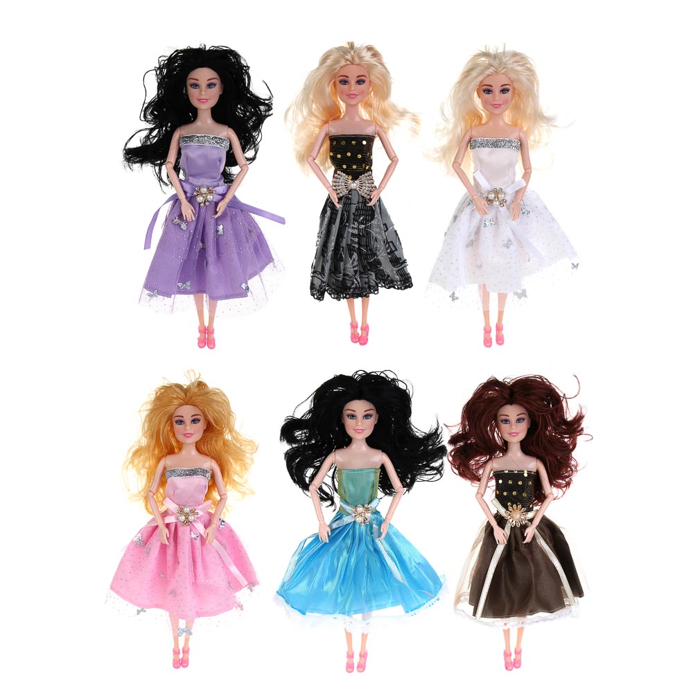ИГРОЛЕНД Кукла нарядная 27 см, PP, PVC, 10х5х32,5 см, 6 диза - #2
