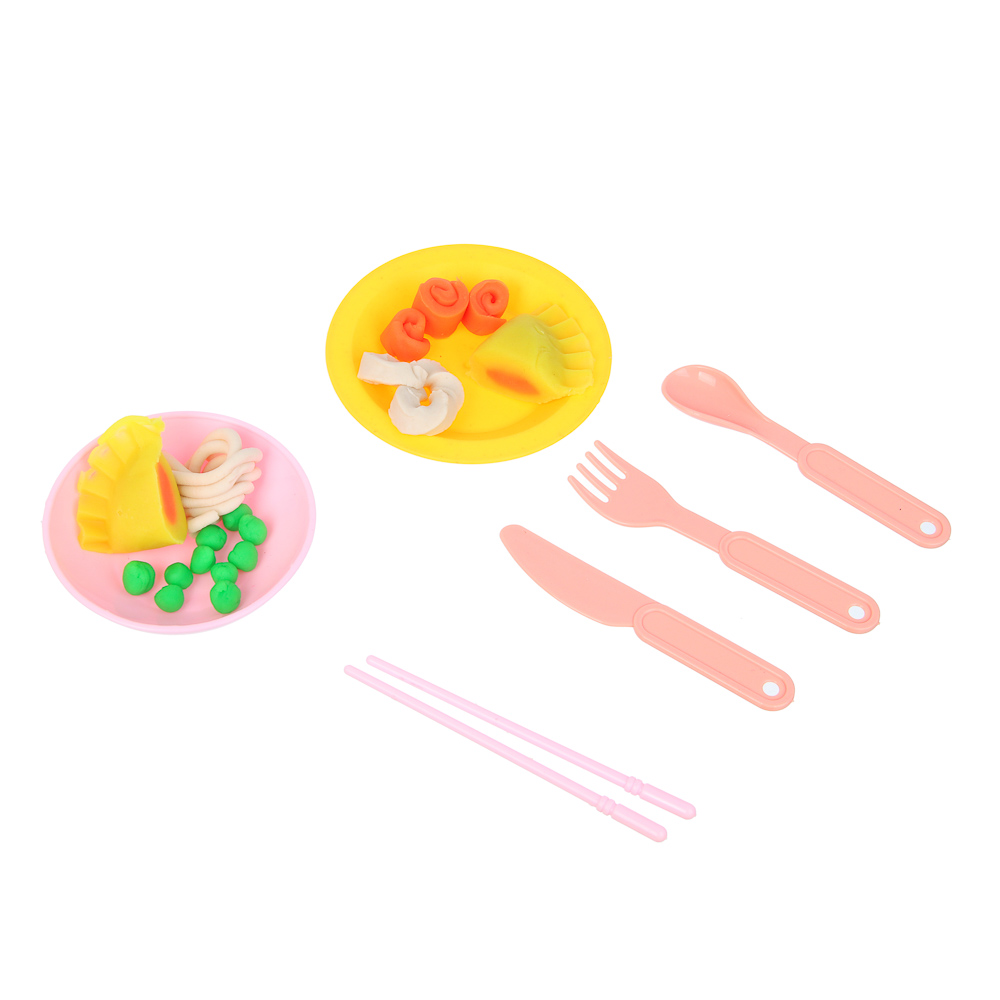 ХОББИХИТ Набор для творчества "Весёлый хомяк", 15 предметов, 12 цветов теста, РР, 28х19,9х11,5см - #14