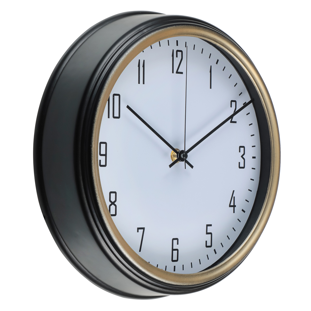 LADECOR CHRONO Часы настенные круглые, пластик, d27 см, 1xАА, тикающий ход, пластик, арт08-11 - #2